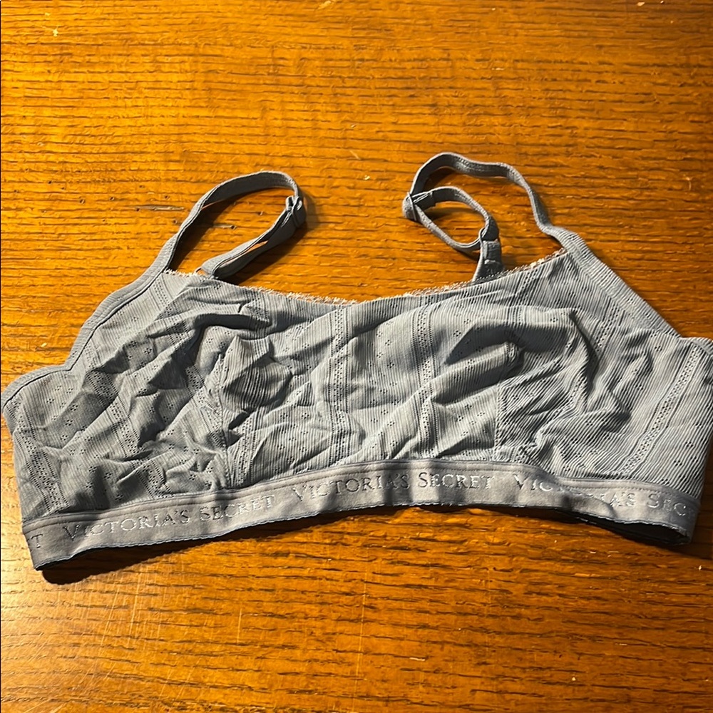 Victoria's Secret Blue Bralette - Soft Stretch Pullover